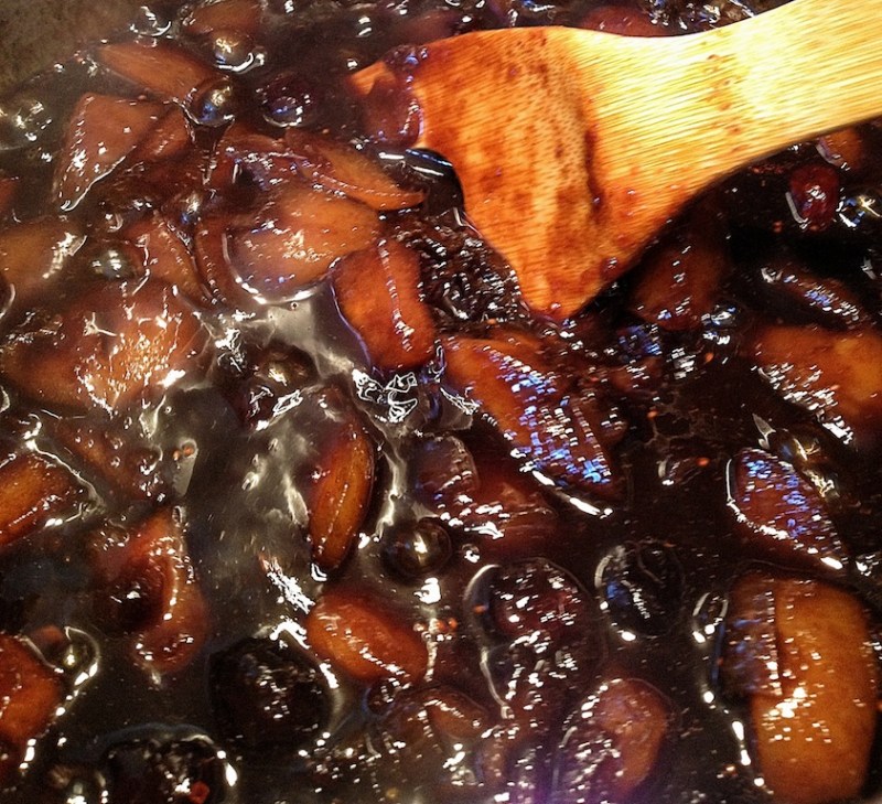 boiling chutney