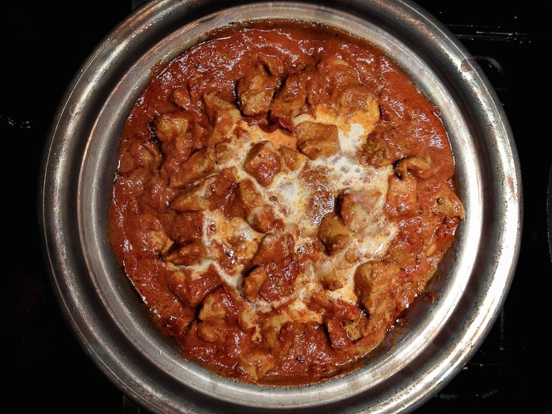 Butterchicken ready to serve