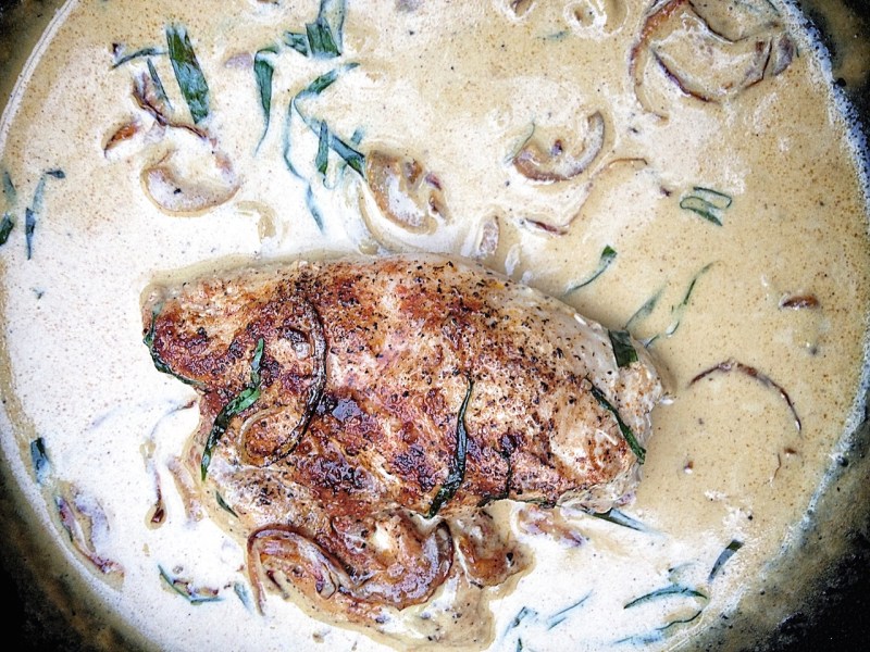 Chickenbreast musterd sauce