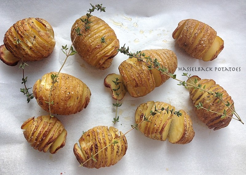 hasselback potatoes