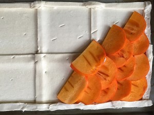 persimmon building pie - basket delights